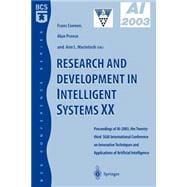 Research And Development In Intelligent Systems Xx