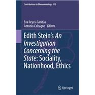 Edith Stein's An Investigation Concerning the State