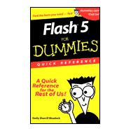 Flash<sup><small>TM</small></sup> 5 For Dummies<sup>®</sup> Quick Reference