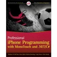 Professional iPhone Programming with MonoTouch and .NET/C#