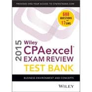 Wiley CPAexcel Exam Review Test Bank 2015