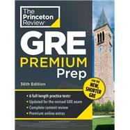 Princeton Review GRE Premium Prep, 36th Edition 6 Practice Tests + Review & Techniques + Online Tools