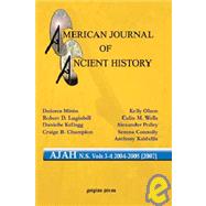 American Journal of Ancient History (New Series 3-4, 2004-2005 [2007]),9781593337827