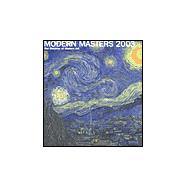 Modern Masters Wall Calendar 2003