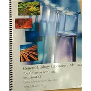 Custom General Biology Laboratory Manual for Science Majors BIO