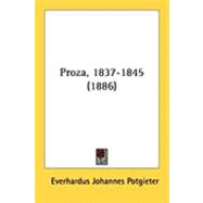 Proza, 1837-1845,9781437147834