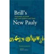 Brill's Dictionary of Greek and Latin Authors and Texts