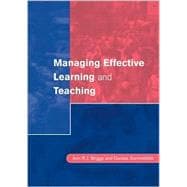 Managing Effective Learning and Teaching