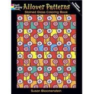 Allover Patterns Stained Glass Coloring Book