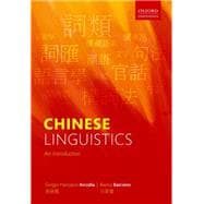 Chinese Linguistics An Introduction
