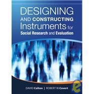 Designing and Constructing Instruments for Social Research and Evaluation