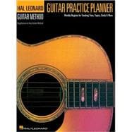 Guitar Practice Planner Weekly Lesson Planner for Guitarists