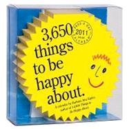 3,650 Things to Be Happy About Diecut 2011 Calendar