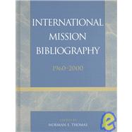 International Mission Bibliography 1960-2000
