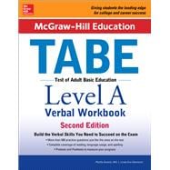 McGraw-Hill Education TABE Level A Verbal Workbook, Second Edition