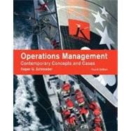 Operations Management:  Contemporary Concepts and Cases