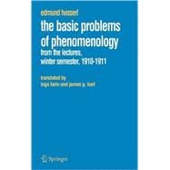 The Basic Problems of Phenomenology