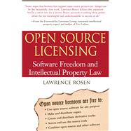 Open Source Licensing Software Freedom and Intellectual Property Law