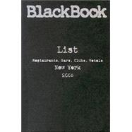 Black Book List, New York 2005