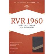 RVR 1960 Biblia Letra Grande con Referencias, marrón/tostado/bronceado símil piel