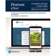 Pearson eText for Entrepreneurship Starting and Operating A Small Business -- Access Card