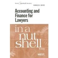 Accounting and Finance for Lawyers in a Nutshell