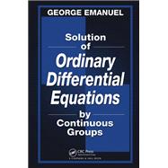 Solution of Ordinary Differential Equations by Continuous Groups