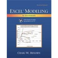 Excel Modeling in Investments