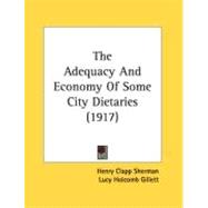 The Adequacy And Economy Of Some City Dietaries