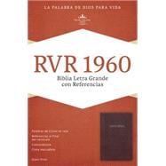RVR 1960 Biblia Letra Gigante con Referencias, borgoña imitación piel