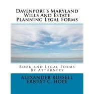 Davenport's Maryland Wills and Estate Planning Legal Forms