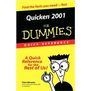 Quicken? 2001 For Dummies? Quick Reference