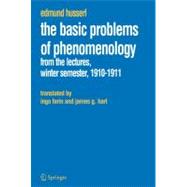 The Basic Problems of Phenomenology