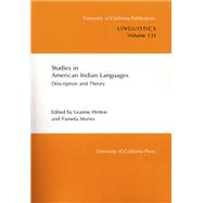 Studies in American Indian Languages