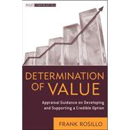 Determination of Value Appraisal Guidance on Developing and Supporting a Credible Opinion