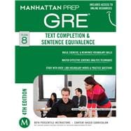 Text Completion & Sentence Equivalence GRE Strategy Guide, 4th Edition