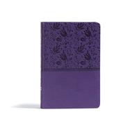 CSB Giant Print Reference Bible, Purple LeatherTouch, Indexed