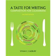 A Taste for Writing Composition for Culinarians book cover, ISBN 9781133277910