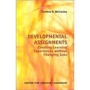 Developmental Assignments : Creating Learning Experiences for Development in Place