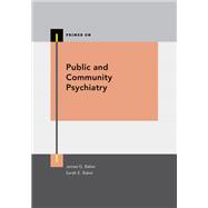 Public and Community Psychiatry