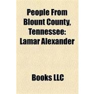 People from Blount County, Tennessee