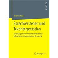 Sprachverstehen Und Textinterpretation