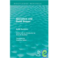 Sociology and Saint-Simon (Routledge Revivals)