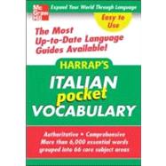 Harrap's Pocket Italian Vocabulary