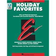 Essential Elements Holiday Favorites Bb Bass Clarinet Book with Online Audio
