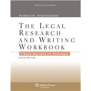 The Legal Research and Writing Workbook: A Basic Approach for Paralegals