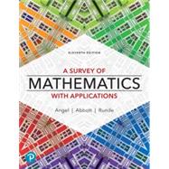 MyLab Math with Pearson eText -- Combo Access Card -- for A Survey of Mathematics with Applications (18-weeks), 11/e