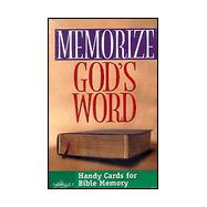 Memorize God's Word: Handy Cards for Bible Memory, Advanced