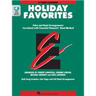 Essential Elements Holiday Favorites Bb Tenor Saxophone Book with Online Audio