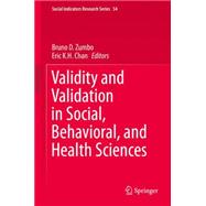 Validity and Validation in Social, Behavioral, and Health Sciences